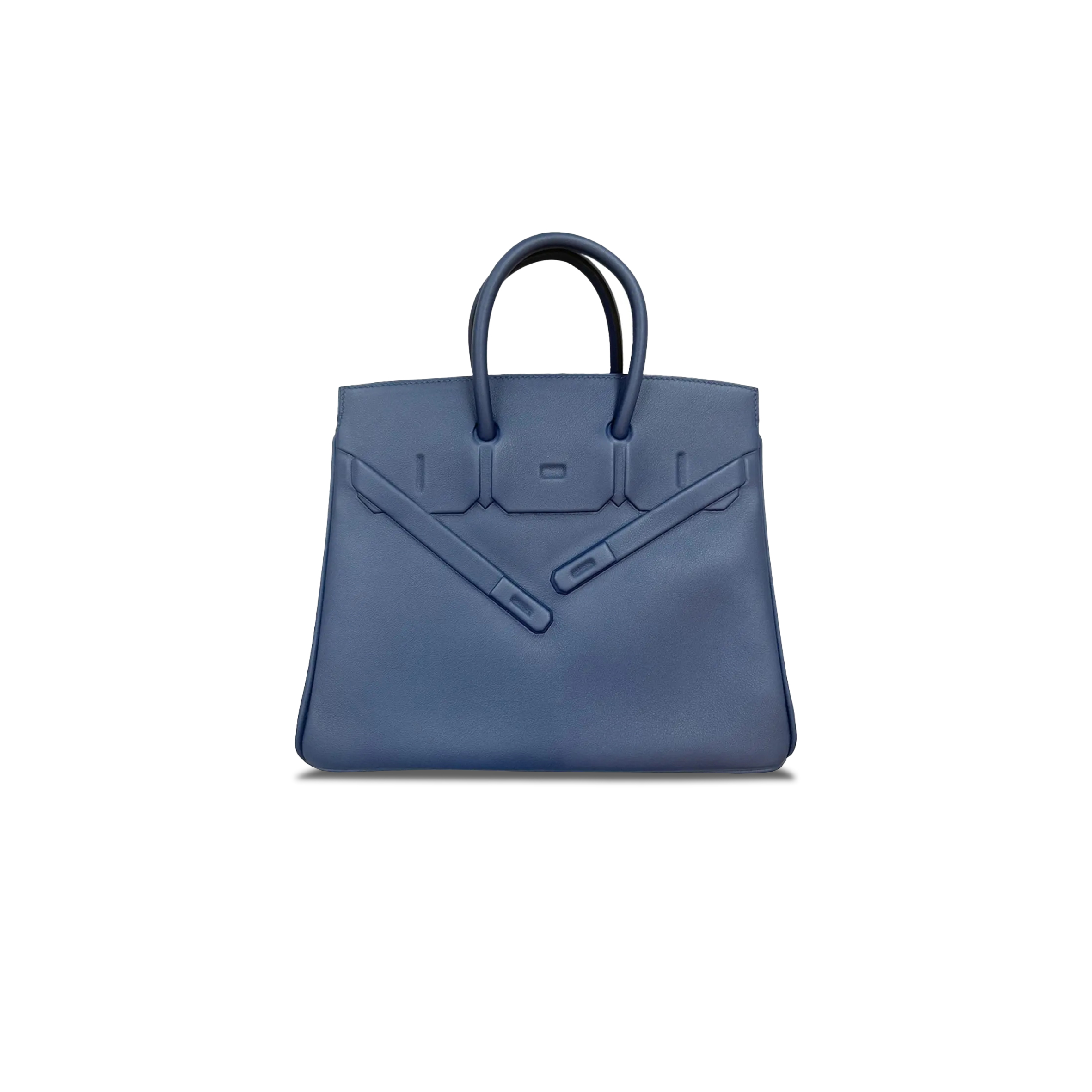 h**mes master birkin 25 shadow swift leather phanT0m dark navy blue bag h082629ck7u (25*20*13cm)